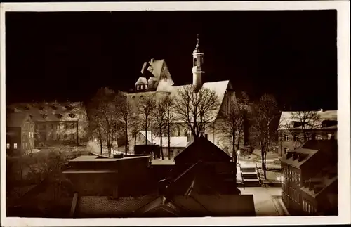 Ak Ehrenfriedersdorf im Erzgebirge, St. Niklaskirche