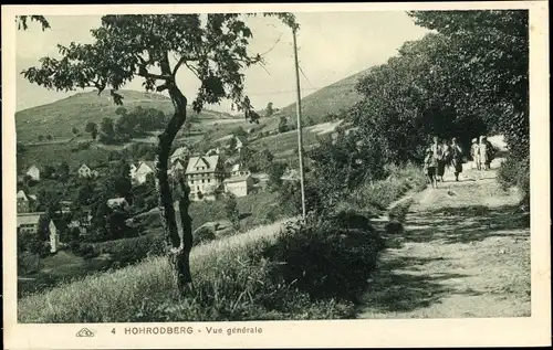 Ak Hohrodberg Haut Rhin, Vue générale