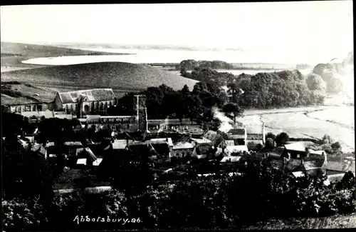 Ak Abbotsbury England, Gesamtansicht