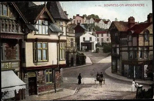 Ak Bowness-on-Windermere North West England, Ortspartie