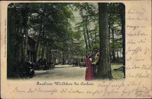 Ak Aachen in Nordrhein Westfalen, Pauliner Wäldchen