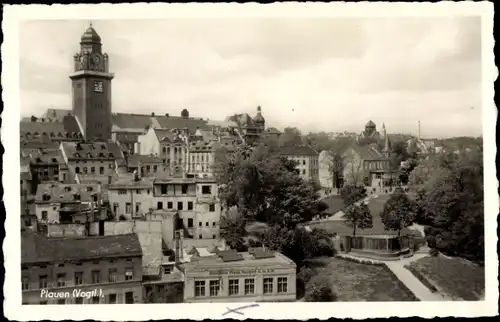 Ak Plauen im Vogtland, Teilansicht