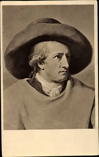 Künstler Ak Tsichbein, J. H. W., Schriftsteller Johann Wolfgang von Goethe