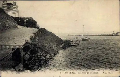 Ak Meulan en Yvelines, Un Coin de la Seine