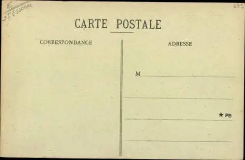 Ak Dourdan Essonne, La Poste