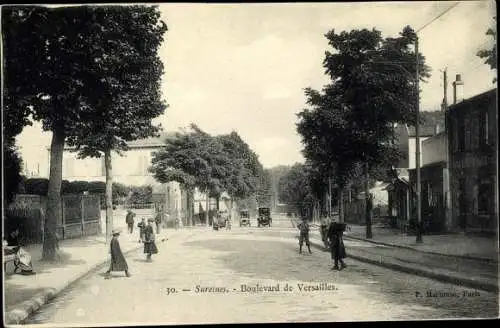 Ak Suresnes Hauts de Seine, Boulevard de Versailles