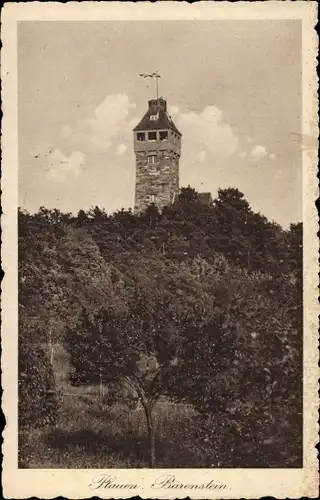 Ak Plauen im Vogtland, Turm auf dem Bärenstein
