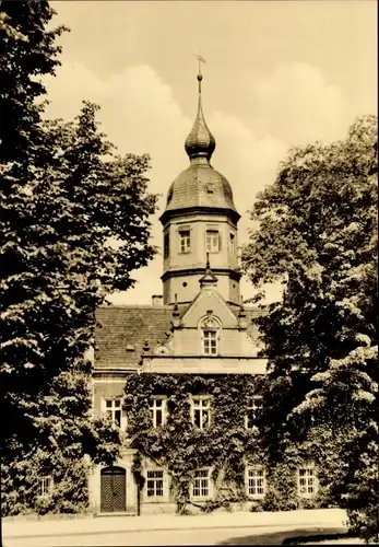 Ak Riesa an der Elbe Sachsen, Rathaus