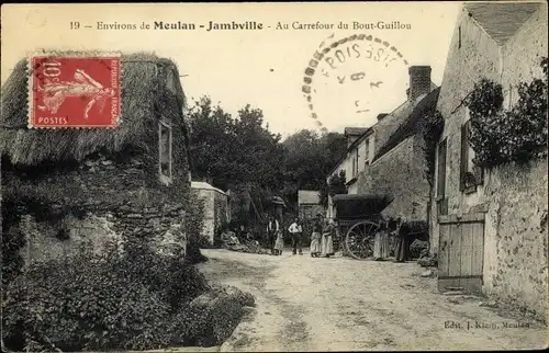 Ak Jambville Yvelines, Au Carrefour du Bout Guillou