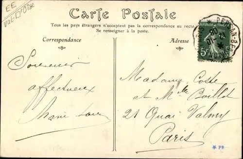 Ak Franconville Val d Oise, Vue sur le Quartier Saint Marc