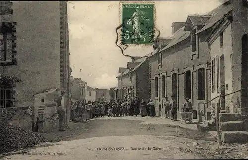 Ak Trémentines Maine et Loire, Route de la Gare