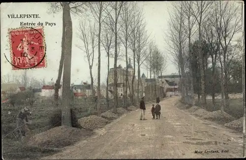Ak Villepinte Seine Saint Denis, Entree du Pays