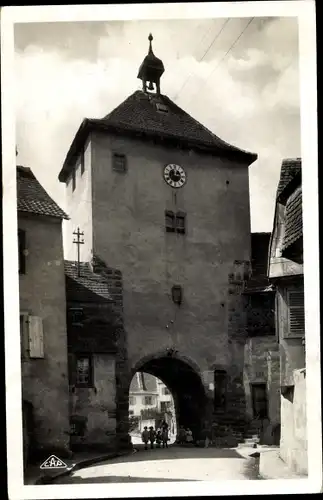 Ak Turckheim Türkheim Elsass Haut Rhin, Porte de Munster