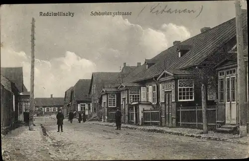 Ak Radziwiliszky Kurland Lettland, Schawlanystraße