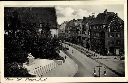Ak Weiden in der Oberpfalz, Kriegerdenkmal