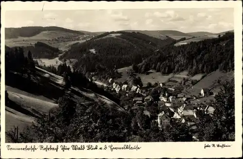 Ak Rohrbach in Thüringen, Blick von der Grundklause