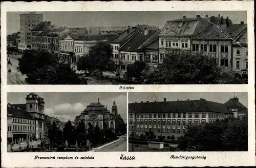 Ak Košice Kassa Kaschau Slowakei, Kirche, Stadtansichten