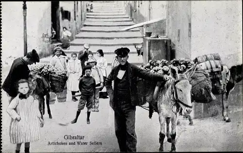 Ak Gibraltar, Artichockes and Water Seller