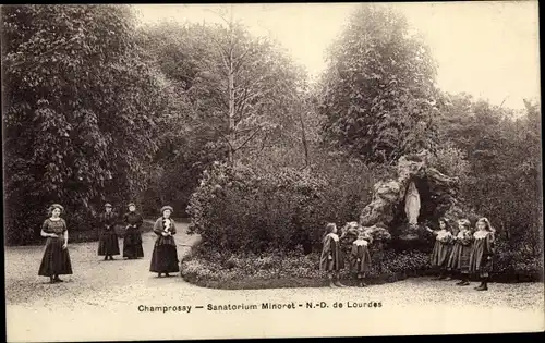 Ak Champrosay Essonne, Sanatorium Minoret