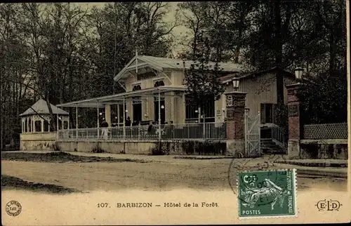 Ak Barbizon Seine et Marne, Hotel de la Foret