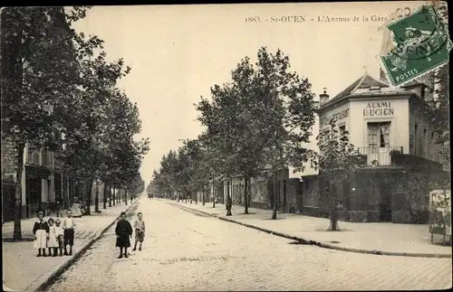 Saint Ouen Seine Seine Saint Denis, L'Avenue de la Gare