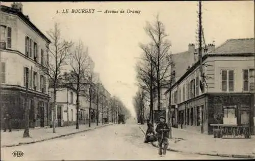 Ak Le Bourget Seine Saint Denis, Avenue de Drancy