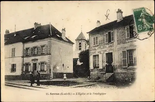 Ak Sevran Seine Saint Denis, L'Eglise et le Presbytere
