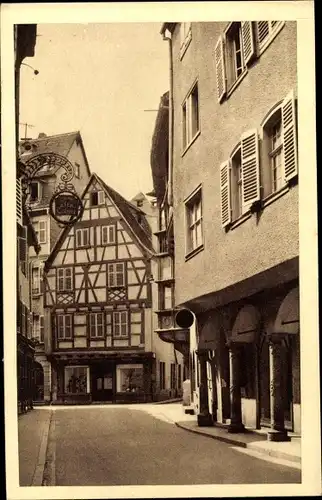 Ak Colmar Kolmar Elsass Haut Rhin, Rue Mercerie