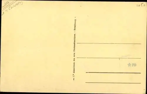 Ak Houlgate Calvados, La Ferme Vimard, Vue de la Cour