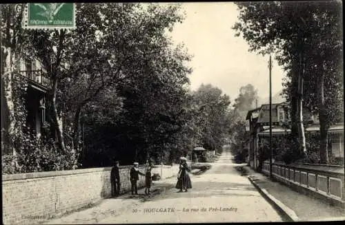 Ak Houlgate Calvados, La Rue du Pre Landry