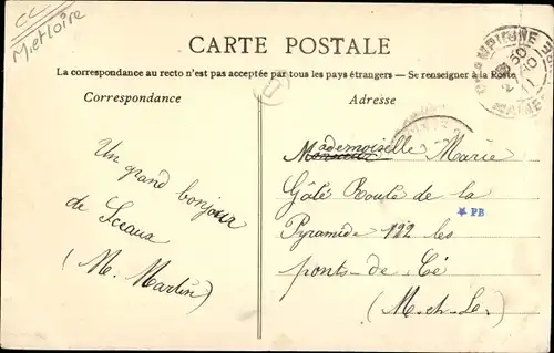 Ak Sceaux d’Anjou Maine et Loire, Vue generale