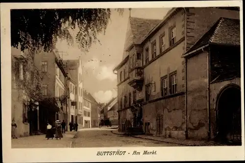 Ak Buttstädt in Thüringen, Partie am Markt