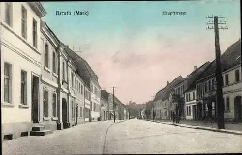 Ak Baruth in der Mark, Hauptstraße