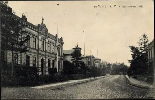 Ak Waren an der Müritz, Güstrower Straße