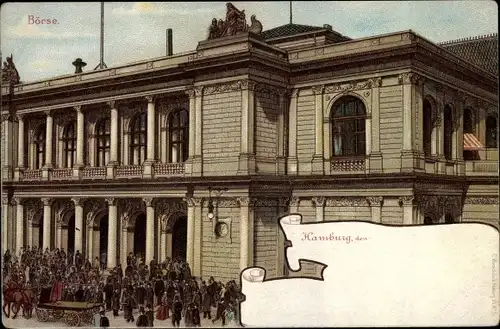 Ak Hamburg Mitte Altstadt, Börse