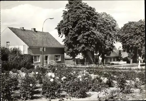 Ak Klausdorf Am Mellensee in Brandenburg, Staatlich anerkannter Erholungsort, Dorfaue