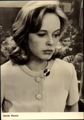 Ak Schauspielerin Sandy Dennis