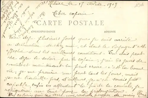Ak Saint Hilaire Saint Mesmin Loiret, Bureau de Poste, Recette Buraliste, Bureau de Tabac