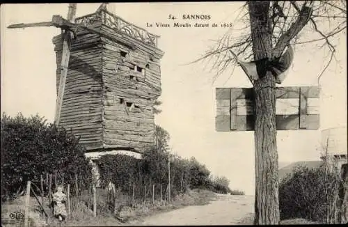 Ak Sannois Val d’Oise, Le Vieux Moulin detant de 1625