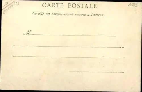 Ak Isigny sur Mer Calvados, Partie an der Kirche, L'Eglise