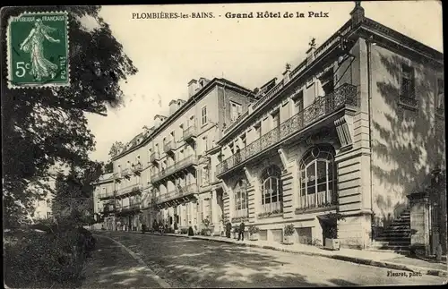 Ak Plombières les Bains Lothringen Vosges, Grand Hotel de la Paix