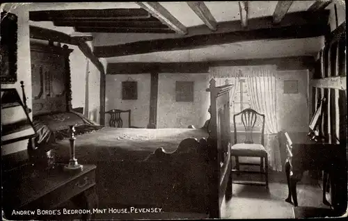 Ak Pevensey East Sussex, Andrew Borde's Bedroom, Mint House