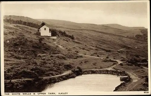 Ak Ilkley West Yorkshire, The White Wells and Upper Tarn