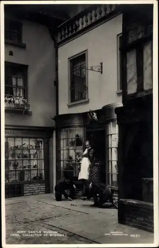 Foto Ak York Yorkshire England, York Castle Museum, Murmelspiel