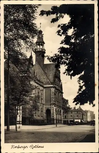 Ak Hamburg Harburg, Rathaus
