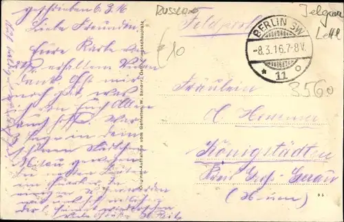 Ak Jelgava Mitau Lettland, Poststraße, deutsche Soldaten