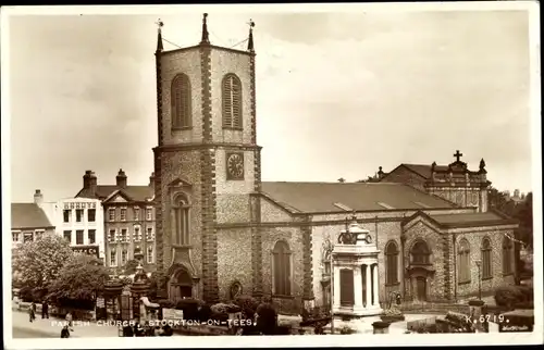 Ak Stockton on Tees England, Parish Church