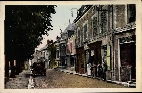 Ak Mer Loir et Cher, Place de l'Eglise