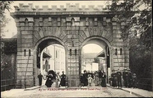 Ak Verdun Meuse, Porte Saint Paul