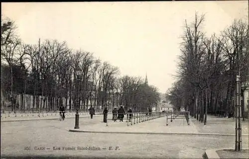 Ak Caen Calvados, Les Fosses Saint Julien